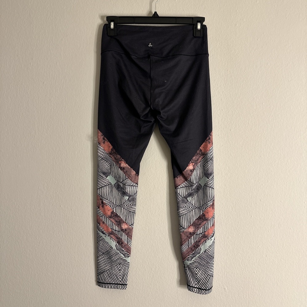 prAna Leggings Womens XS Gray Colorblock Pants‎ Active Yoga Gym Running Gorpcore